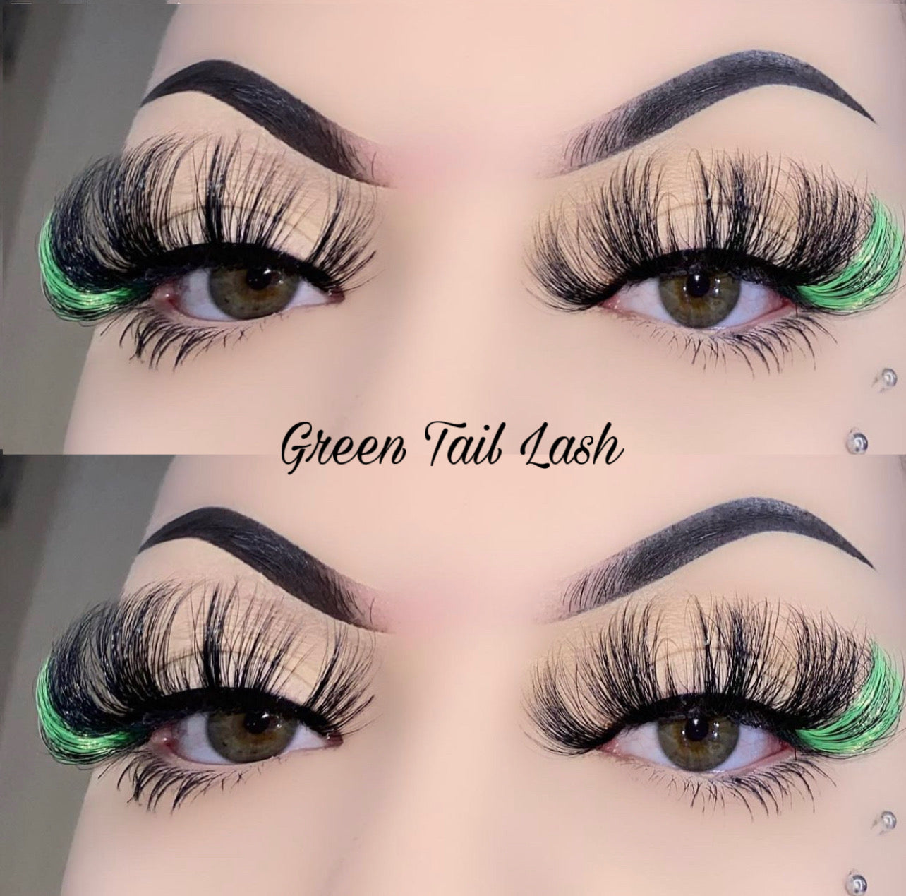 Green Tail Lash (20MM)